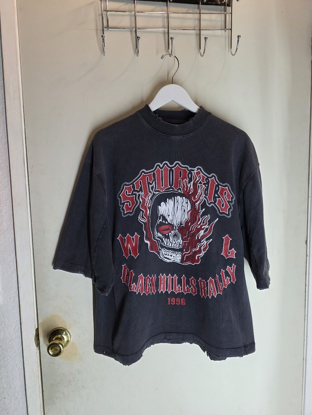 Warren Lotas Sturgis Gray Washed Hills T-Shirt
